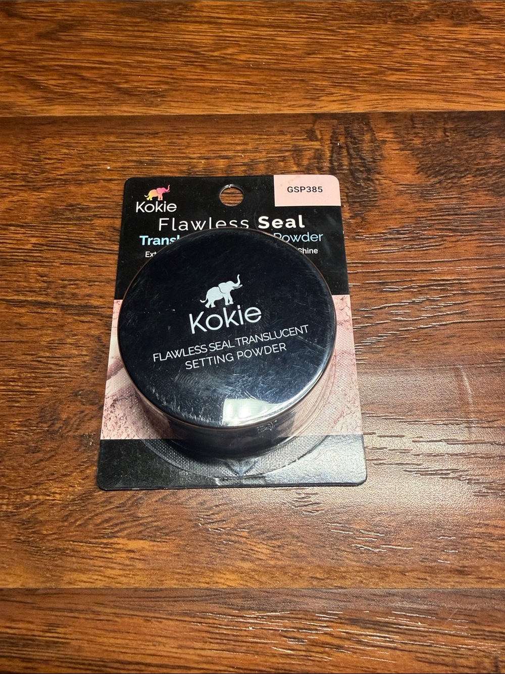 Kokie Flawless Seal Translucent Setting Powder - light pink in color GSP385 new